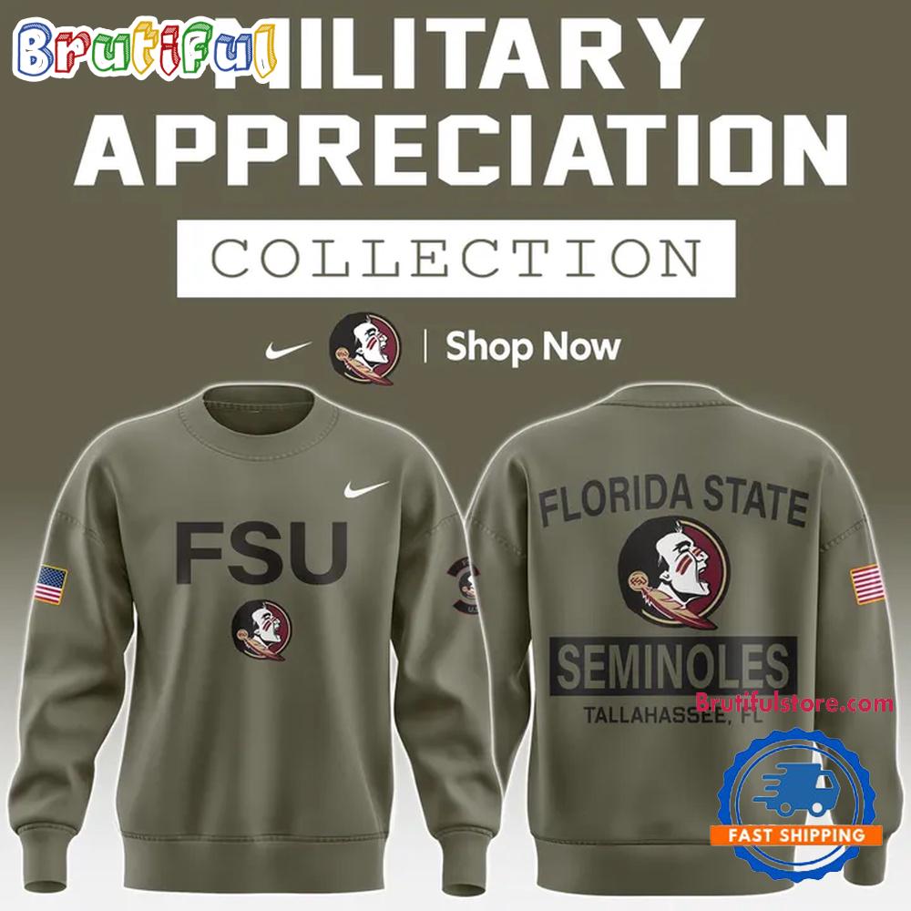 Florida State Seminoles Military Appreciation Special Edition Sweatshirt