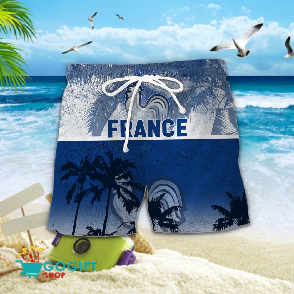 France National Soccer Team Hawaiian Short