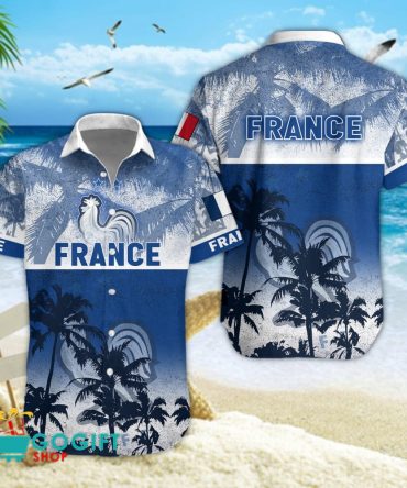 France National Soccer Team Hawaiian Shirt