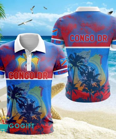 Congo Dr National Soccer Team Polo Shirt