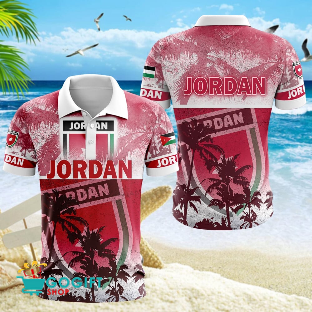 Jordan National Soccer Team Polo Shirt