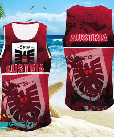 Austria National Soccer Team Sleveless Jersey
