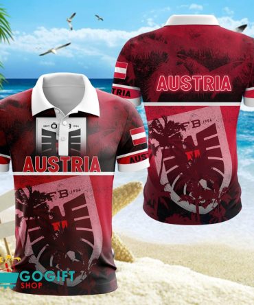 Austria National Soccer Team Polo Shirt