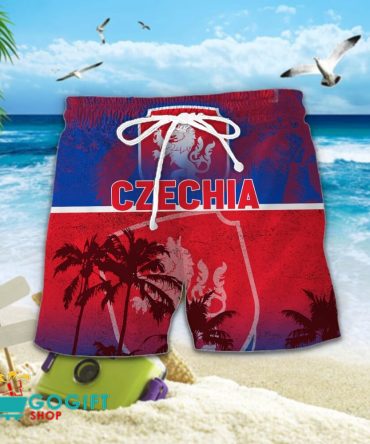 Czechia National Soccer Team Hawaiian Short