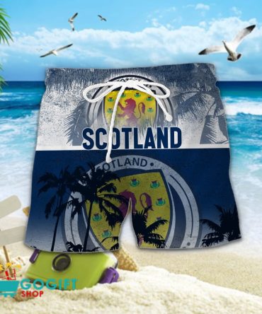 Scotland National Soccer Team Hawaiian Short