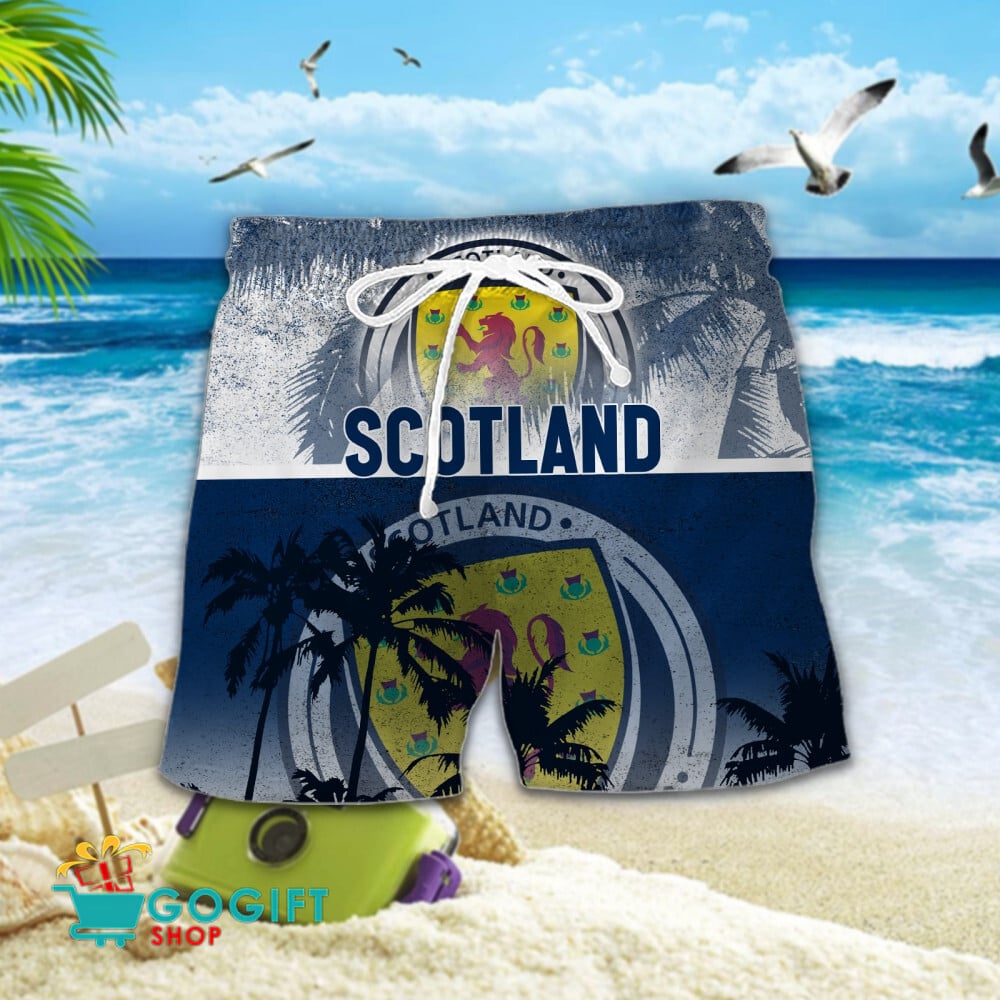 Scotland National Soccer Team Hawaiian Short