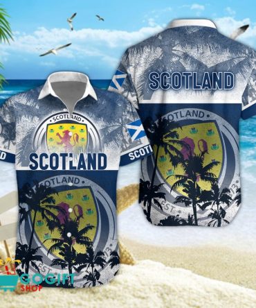 Scotland National Soccer Team Hawaiian Shirt