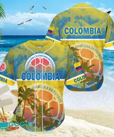 Colombia National Soccer Team Baseball Jersey