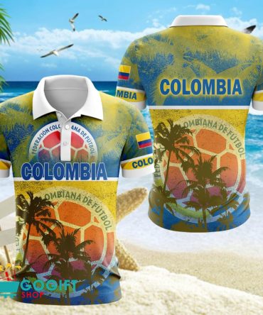 Colombia National Soccer Team Polo Shirt