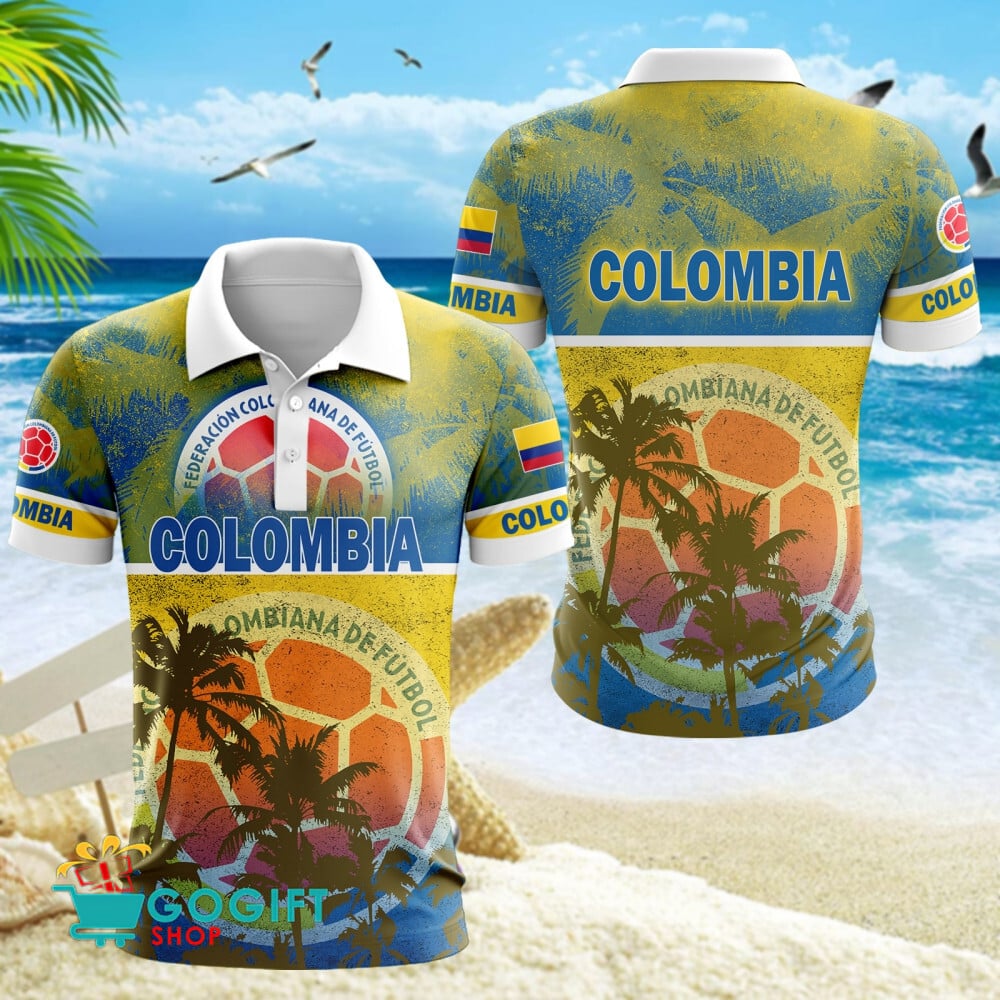 Colombia National Soccer Team Polo Shirt
