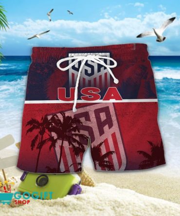Usa National Soccer Team Hawaiian Short
