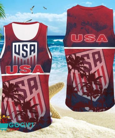 Usa National Soccer Team Sleveless Jersey