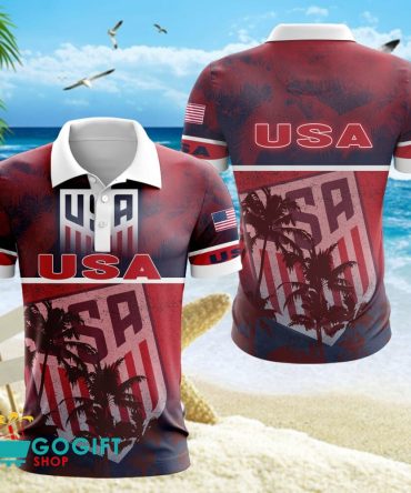 Usa National Soccer Team Polo Shirt