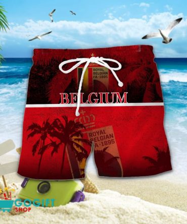 Belgium National Soccer Team Hawaiian Short