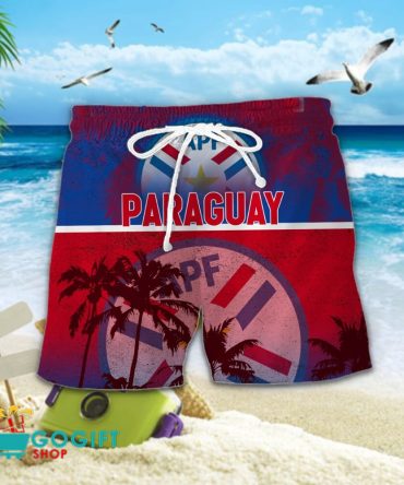 Paraguay National Soccer Team Hawaiian Short