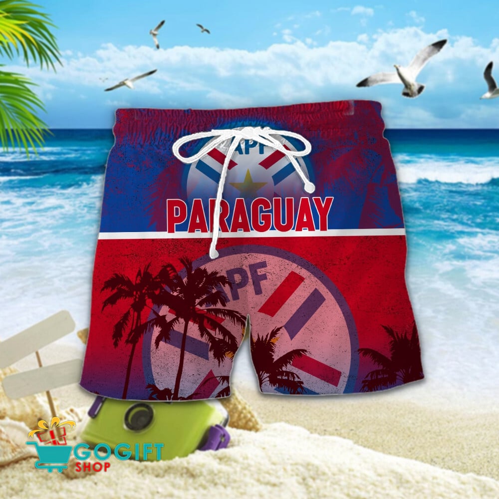 Paraguay National Soccer Team Hawaiian Short