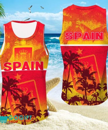 Spain National Soccer Team Sleveless Jersey