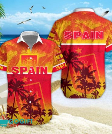 Spain National Soccer Team Hawaiian Shirt