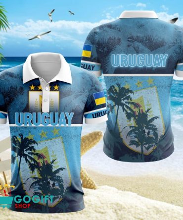 Uruguay National Soccer Team Polo Shirt