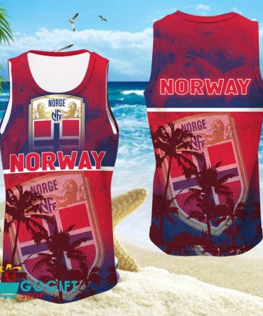 Norway National Soccer Team Sleveless Jersey