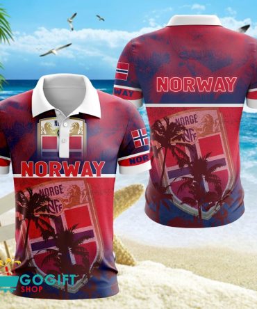 Norway National Soccer Team Polo Shirt