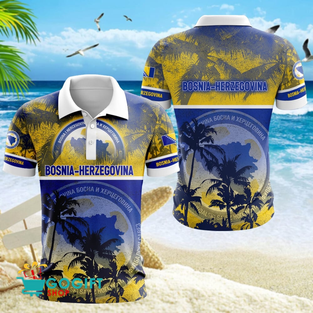 Bosnia-Herzegovina National Soccer Team Polo Shirt