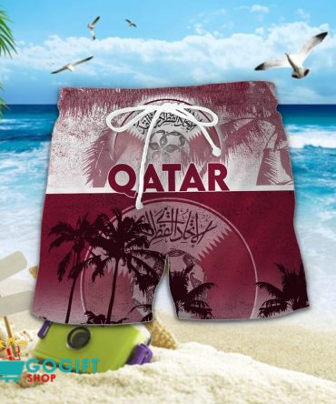 Qatar National Soccer Team Hawaiian Short