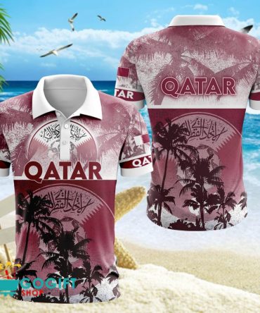 Qatar National Soccer Team Polo Shirt