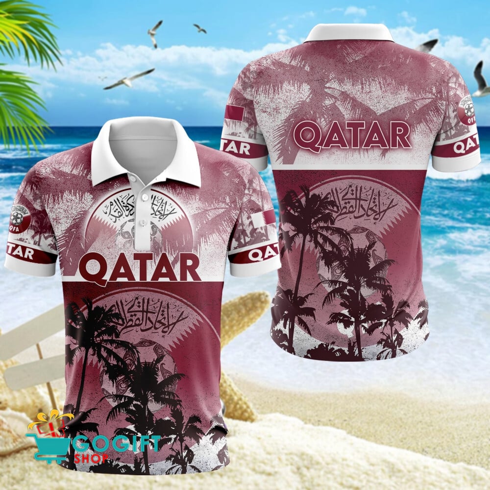 Qatar National Soccer Team Polo Shirt