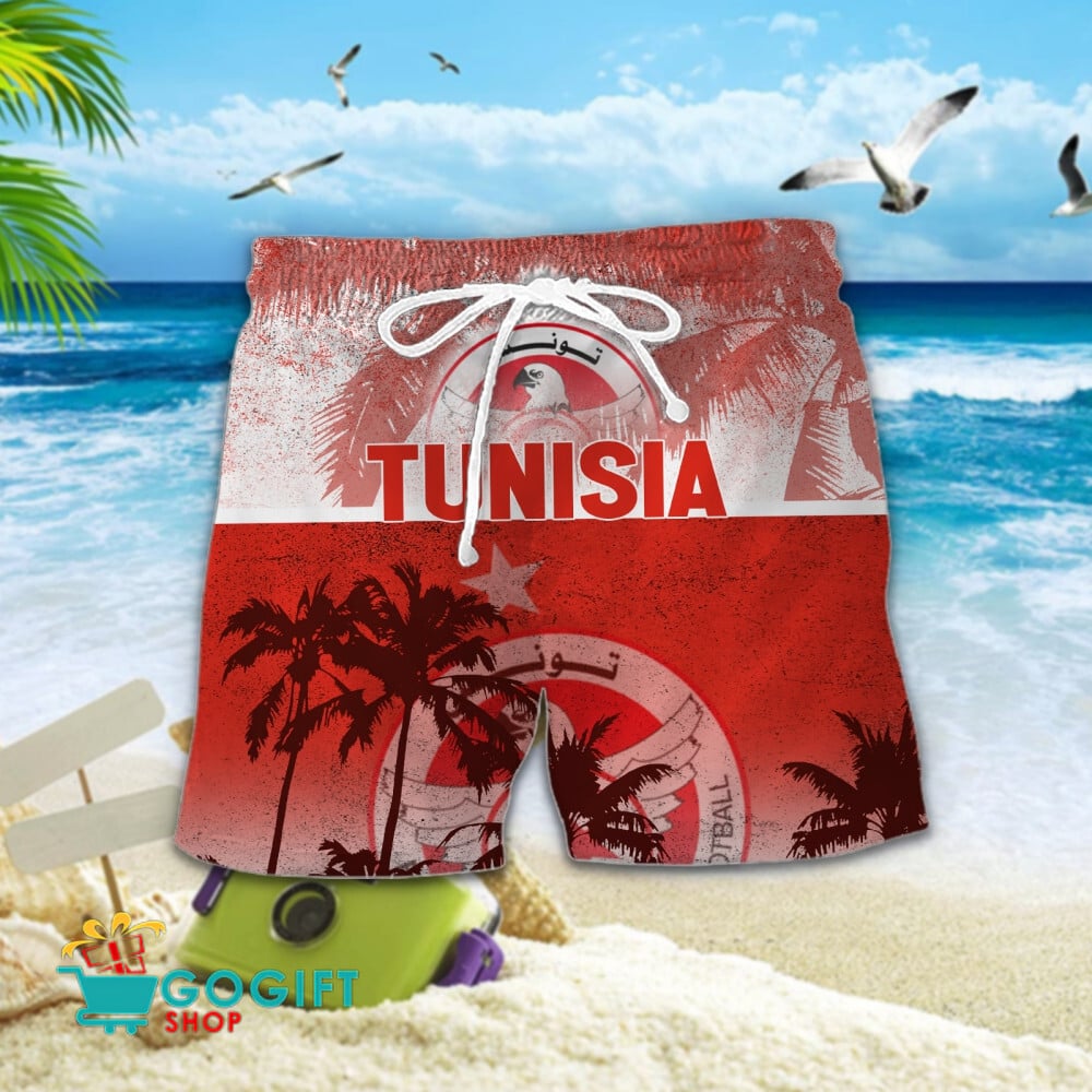 Tunisia National Soccer Team Hawaiian Short