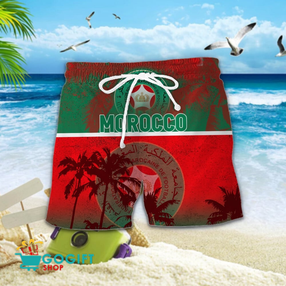Morocco National Soccer Team Hawaiian Short
