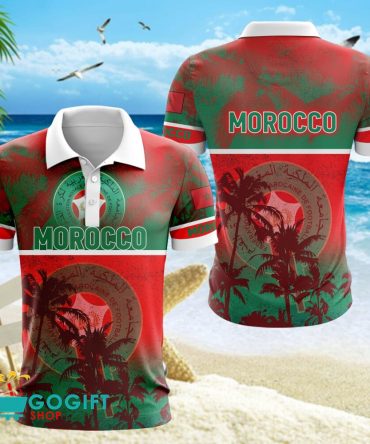Morocco National Soccer Team Polo Shirt