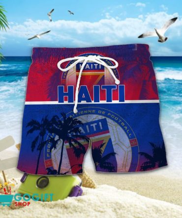 Haiti National Soccer Team Hawaiian Short