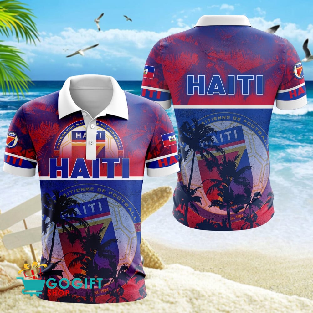 Haiti National Soccer Team Polo Shirt