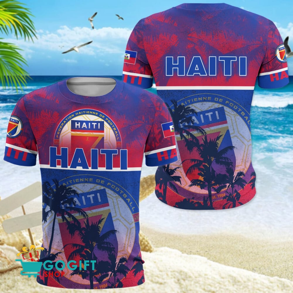 Haiti National Soccer Team 3D Shirt Hoodie