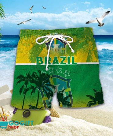 Brazil National Soccer Team Hawaiian Short
