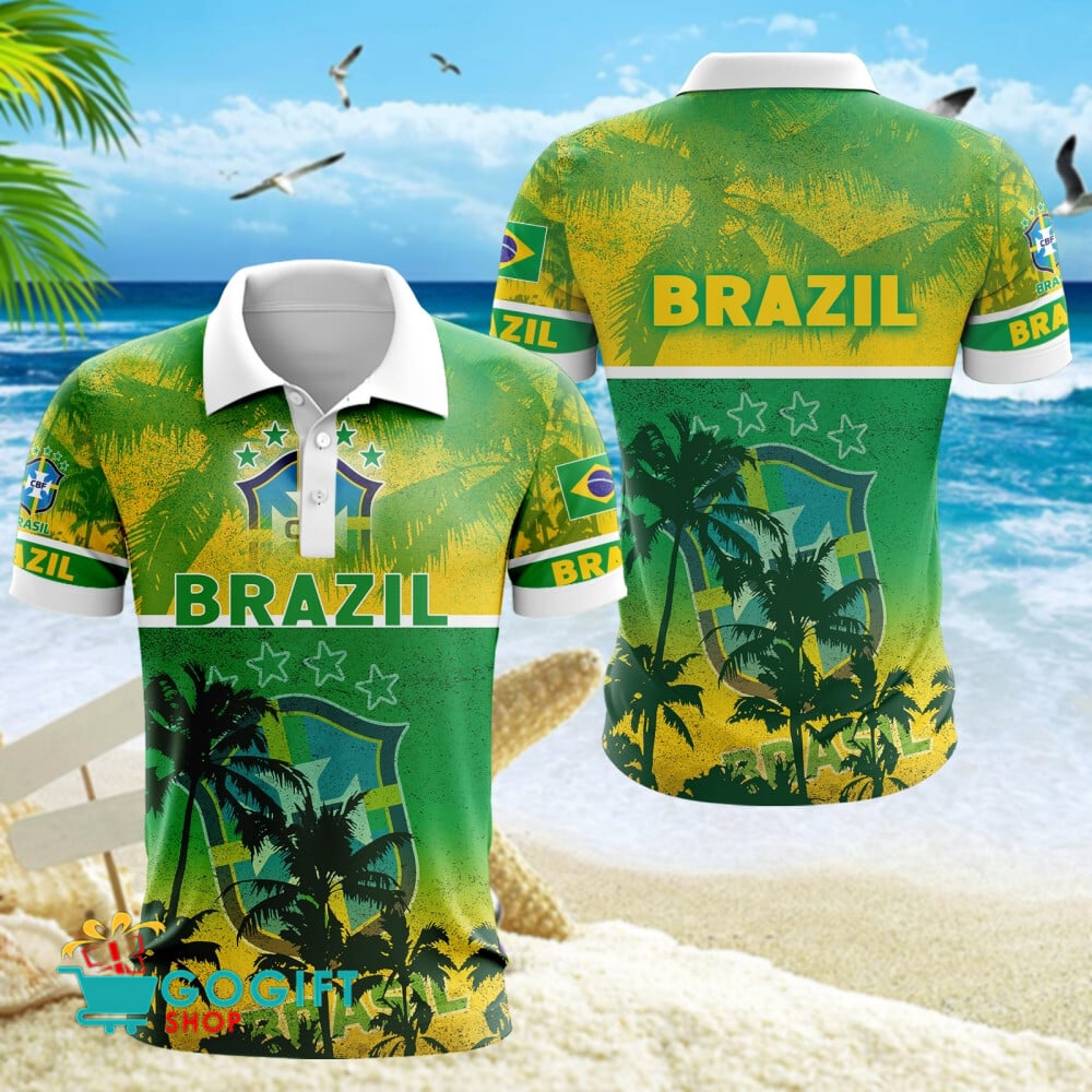 Brazil National Soccer Team Polo Shirt