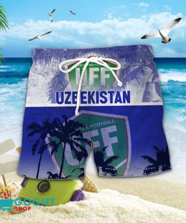 Uzbekistan National Soccer Team Hawaiian Short