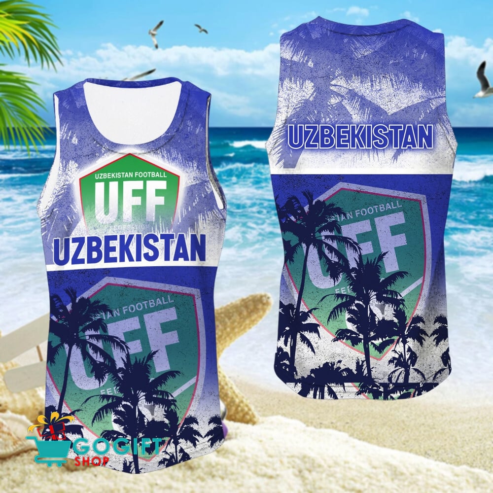 Uzbekistan National Soccer Team Sleveless Jersey