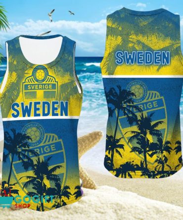 Sweden National Soccer Team Sleveless Jersey