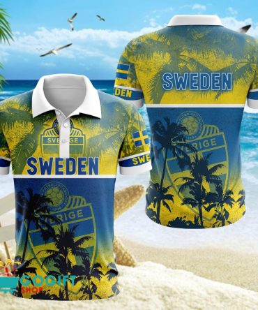 Sweden National Soccer Team Polo Shirt