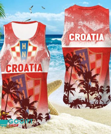 Croatia National Soccer Team Sleveless Jersey