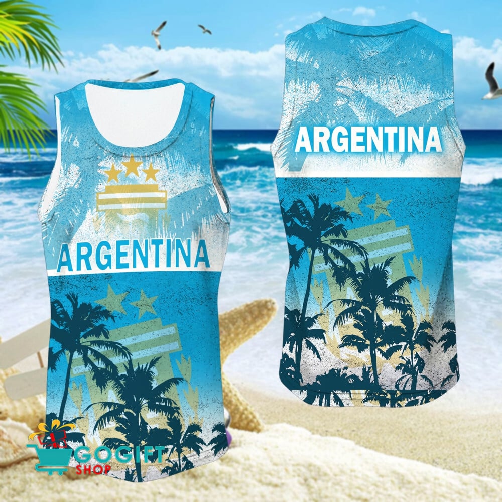 Argentina National Soccer Team Sleveless Jersey