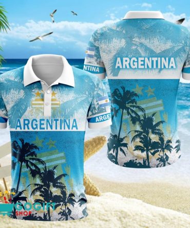 Argentina National Soccer Team Polo Shirt