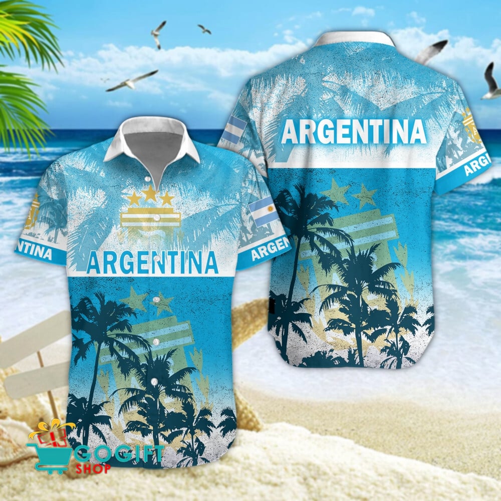 Argentina National Soccer Team Hawaiian Shirt