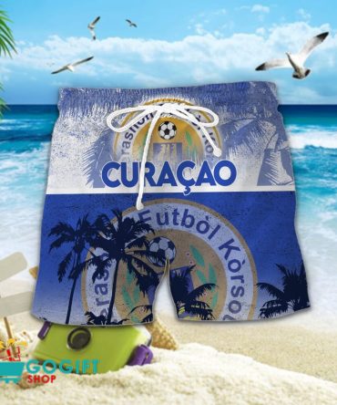 Cura?ao National Soccer Team Hawaiian Short