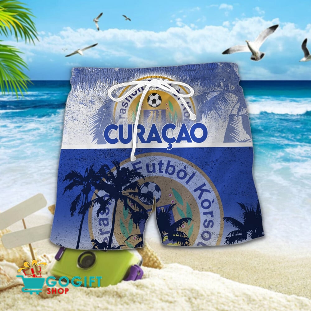 Cura?ao National Soccer Team Hawaiian Short