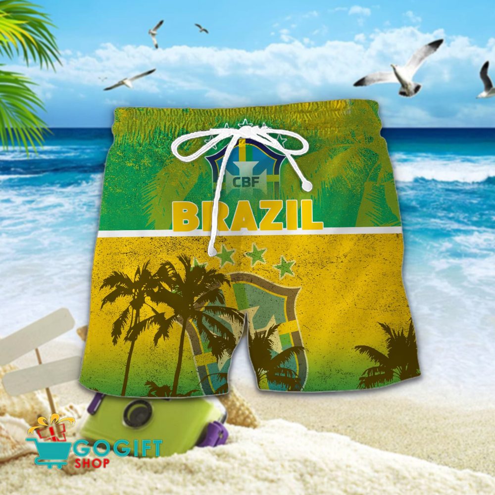 Brazil National Soccer Team Hawaiian Short