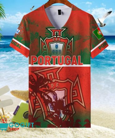 Portugal National Soccer Team V-Neck Jersey