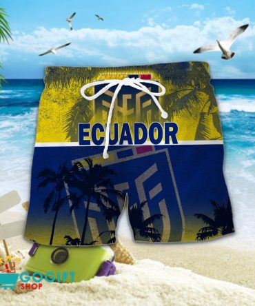 Ecuador National Soccer Team Hawaiian Short